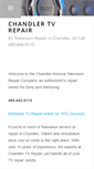 Mobile Screenshot of chandlertvrepair.com